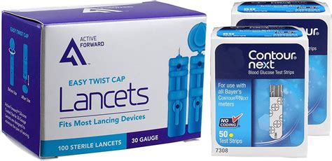 Bayer Contour Next Test Strips 100 Bayer Microlet Lancing Device 100 Active1st Lancets