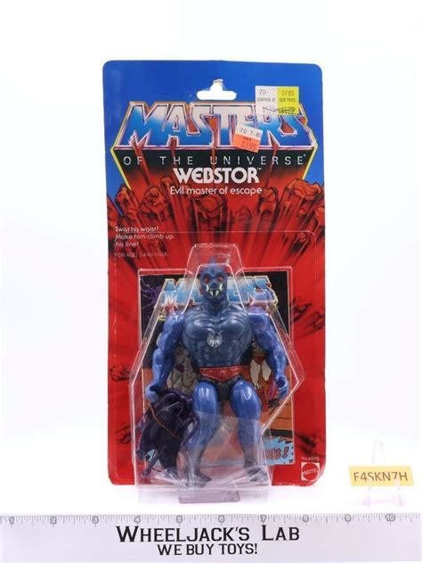 Webstor He Man Masters Of The Universe MOTU 1983 Mattel NEW MOSC SEALED