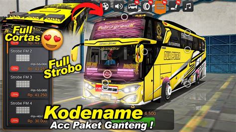 Acc Si Imut Kodename Paket Ganteng Full Acc Dan Strobo Bussid V