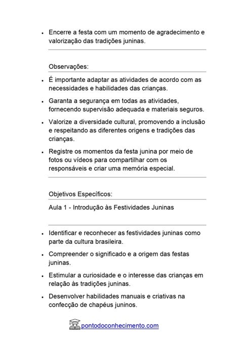 Plano De Aula Festa Junina Educa O Infantil Alinhado A Bncc Hot