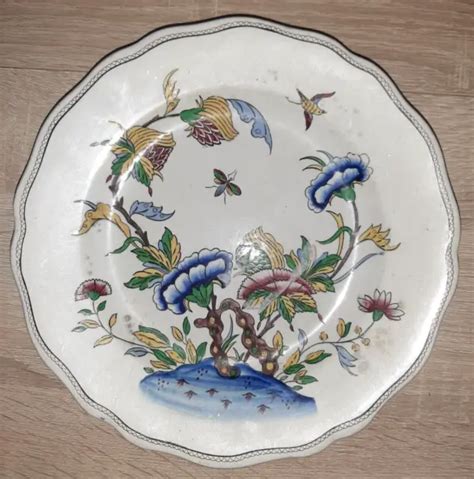 Ancienne Assiette En Faience De Sarreguemines Mod Le Rouen Eur