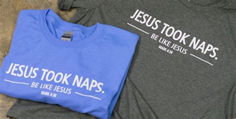 Jesus Took Naps Mark 4 38 Be Like Jesus Christian Ts Etsy