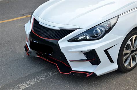 Matte Black Body Kit Front Rear Bumper Grill Mask Assembly For Hyundai