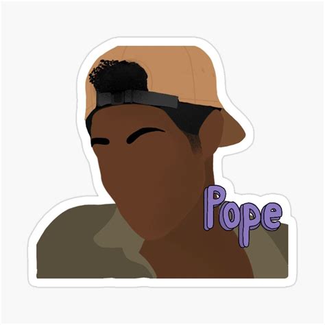 "outer banks pope" Sticker for Sale by jennaiscooler | Outer banks ...