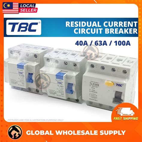 Tbc Pole Ma Residual Current Circuit Breaker Elcb A A A