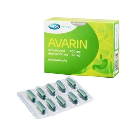 AVARIN 300mg 60mg 10 Capsulas Drogas Exito