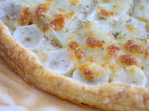 Tarte feuilletée aux topinambours Recette Ptitchef