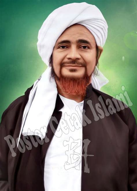 Poto Tanpa Bingkai Habib Umar Bin Salim Bin Hafidz Poster Cetak Habib