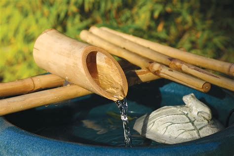 Amazon Bamboo Accents Low Profile Water Fountain For Garden