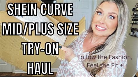 SHEIN CURVE SPRING 2023 TRY ON HAUL SHEIN FIT MID PLUS SIZE HAUL