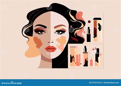 Beauty Woman With Perfect Makeup Beautiful Professional Make Up Salon