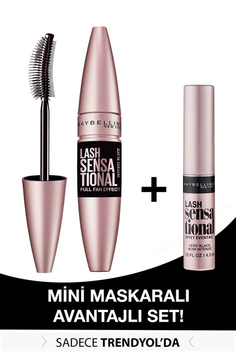 Maybelline New York Lash Sensational Intense Black Maskara Ml