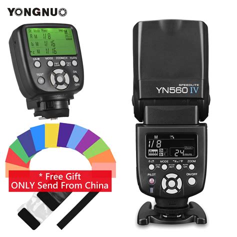 YONGNUO YN560 IV Universal 2 4G Wireless Speedlite Flash On Camera