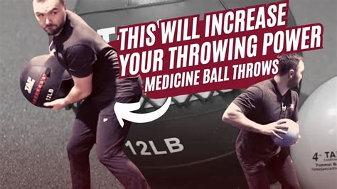 This Will INCREASE Your Throwing POWER Medicine Ball Throws For