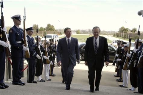 Russian Minister Of Defense Sergey Borisovich Ivanov Is Escorted Into