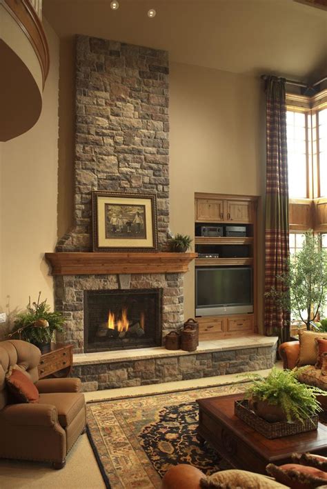 Small Stone Fireplace Designs