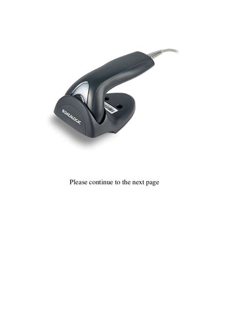 Recomended Product Datalogic Touch Td1100 65 Lite Barcode Scanner