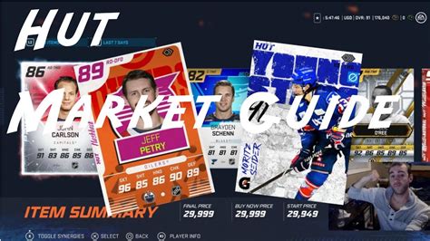 NHL 20 Hut Market Guide Gold Collectibles YouTube