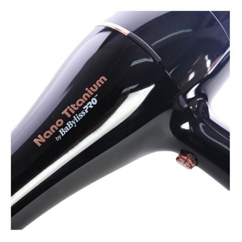 Secador Babyliss Pro Nano Titanium Rose Gold Black B6176 En Venta En