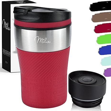 Milu Thermobecher Isolierbecher Kaffeebecher To Go Ml