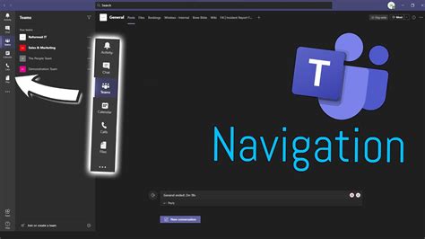 Navigation Microsoft Teams How To YouTube