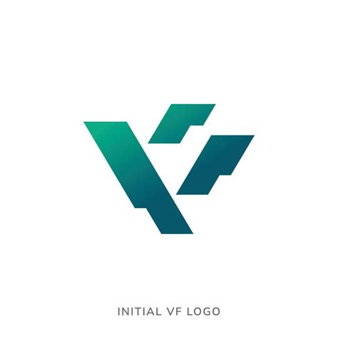 Initial Letter Vf Logo Design Template Vector Illustration