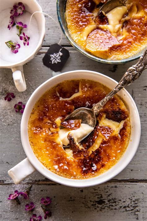 Easy Vanilla Earl Grey Crème Brûlée Yummy Recipe