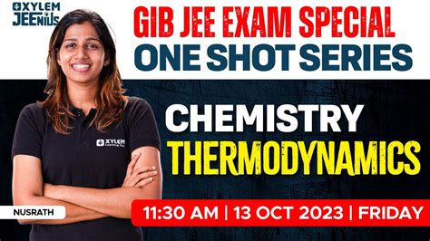 GIB JEE Exam Special One Shot Series Thermodynamics Xylem JEEnius