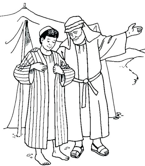Joseph And His Brothers Coloring Pages Book