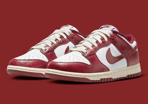 Nike Dunk Low Vintage Team Red SneakerNews