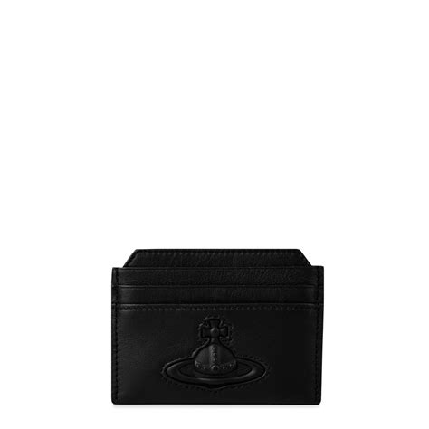 Vivienne Westwood Slim Card Holder Unisex Black Flannels