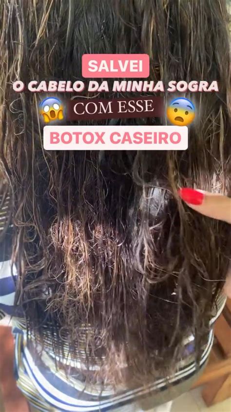 Botox Caseiro Que Salva E Desmaia O Cabelo Tratamento Para