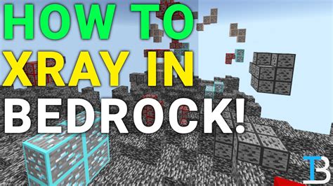 Minecraft Bedrock Xray Tutorial