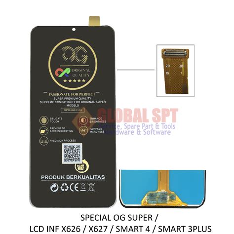 Og ORI SUPER หนาจอสมผส LCD X626 INFINIX SMART 3 PLUS X626B X627 S4