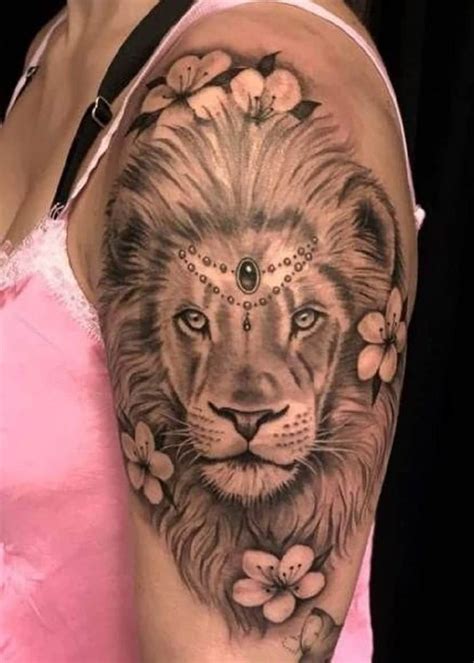 The Best 30 Tatuaje De Leon En El Brazo Mujer