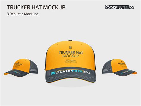 Trucker Hat Mockup on Behance