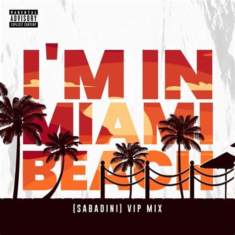 Stream Sabadini Im In Miami Bitch Vip Mix By Sabadini Listen