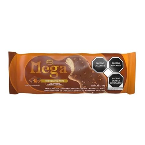 Paleta Helada Nestl Mega Chocolate Y Nueces G Walmart