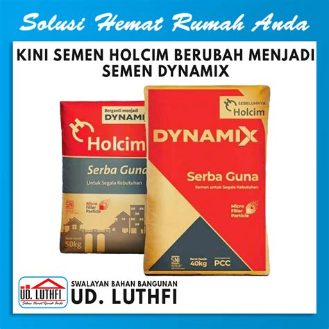 Jual Semen Holcim 40kg Semen Dynamix 40kg Shopee Indonesia