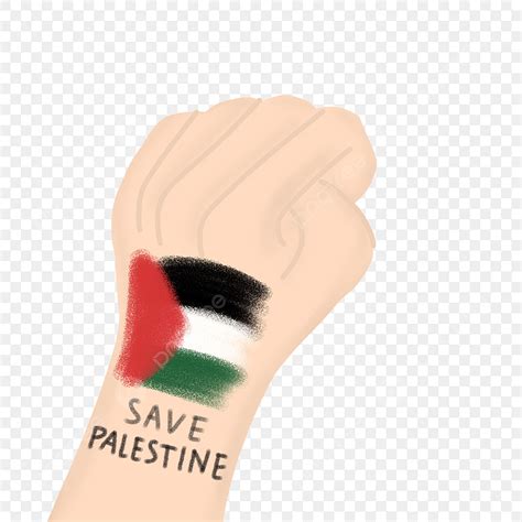 Gambar Simpan Lukisan Palestin Bendera S Di Tangan Simpan Palestin