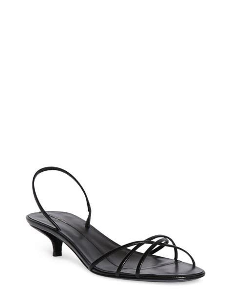 35mm Harlow Leather Sandals The Row Women Luisaviaroma