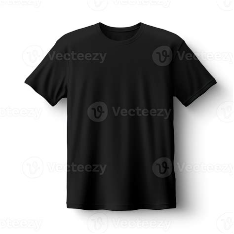 black t - shirt on transparent background 46813638 PNG