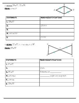 CPCTC Proofs Notes with key by McGinnis Math | Teachers Pay Teachers