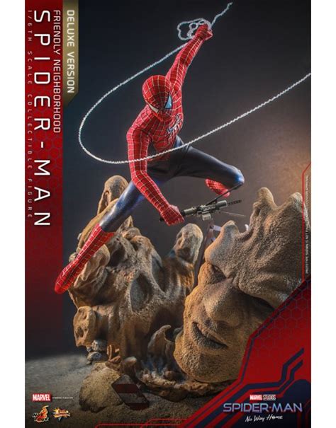 HOT TOYS Spider Man No Way Home Friendly Neighborhood Spider Man Deluxe Version Cm MMS