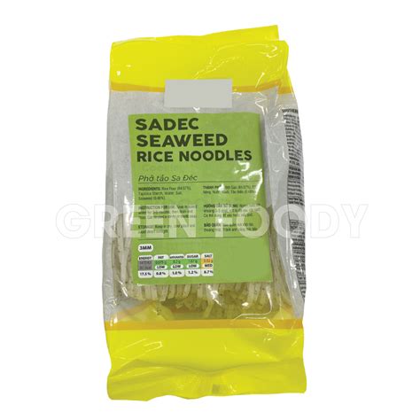 Sa Giang Dried Seaweed Rice Noodles 400g A0126 Green Foody