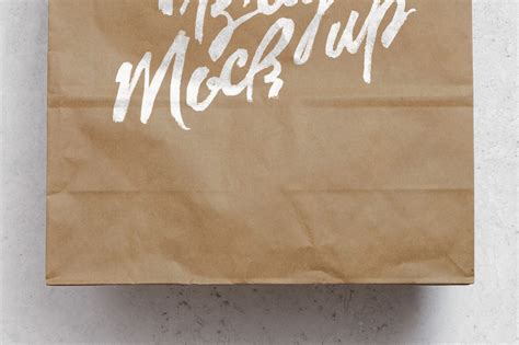 Free Brown Paper Bag Mockup (PSD) - Psfreebies