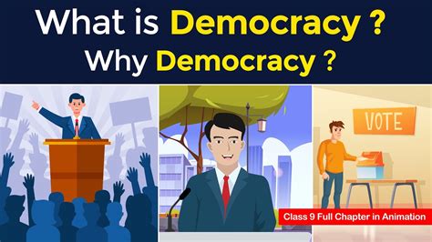 What Is Democracy Why Democracy Class 9 Civics Chapter 1 Animation Explanation Youtube