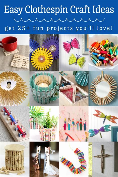 Diy Clothespin Crafts Home Decor Ideas Useful Crafts Best 46 Off