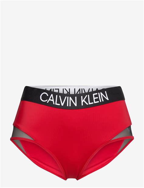 Calvin Klein High Waist Bikini Rustic Red 450 Kr Boozt