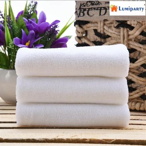 Lumiparty 10pcs White Disposable Face Towel Hair Salon Towels 3070cm